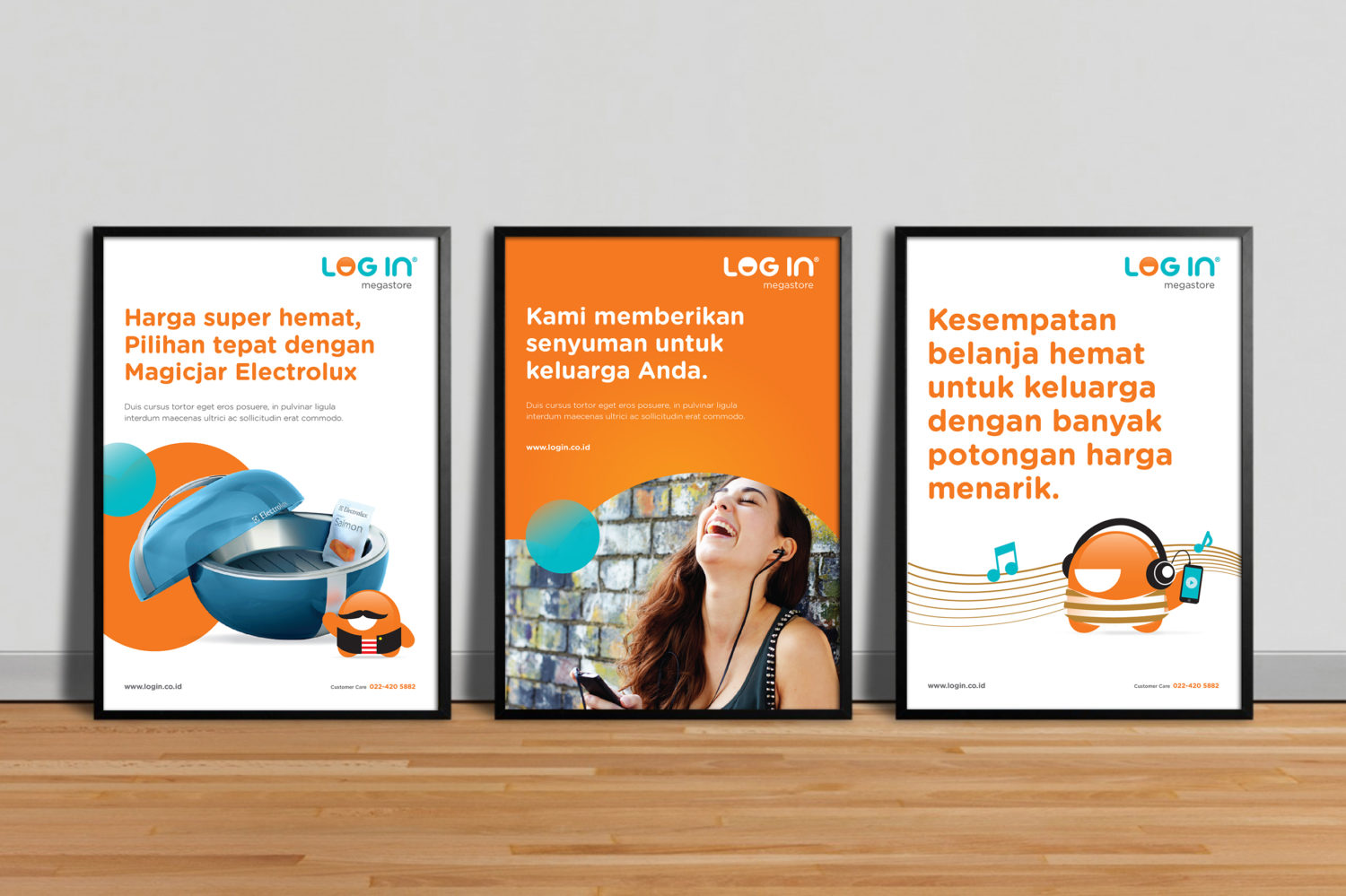 Log In Megastore: Happiness That Makes People Smile